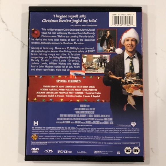 National  Lampoons Christmas Vacation DVD movie and Merry Clarkmas mug gift set - Picture 7 of 10